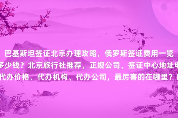 巴基斯坦签证北京办理攻略，俄罗斯签证费用一览表，出国办理签证需要多少钱？北京旅行社推荐，正规公司、签证中心地址电话，最快几天出签？代办价格、代办机构、代办公司，最厉害的在哪里？日本、美国、泰国、英国、韩国、新加坡、欧洲、法国、越南签证全知道，华网旅签、华网旅行社、华网天下旅行社、华网签证办理、华网签证代办，如何、怎么、你知道、为什么出国旅游？旅游全球攻略